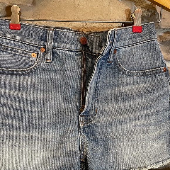 Madewell The Perfect Jean Short MC647 Women’s Blue Jean Shorts Sz 25 - Picture 3 of 12